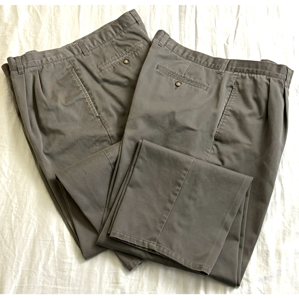 Gary Player Lot 2 Pants Gray Size 36 X 30 Gray 100% cotton